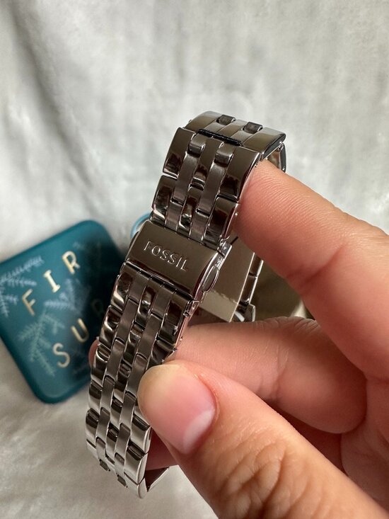 NIB! Rare! Fossil BQ3554 Women\'s Cambry Three Hand Stainless Steel Quartz Watch main image 4